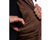 Bunda s Kapucou Karl Kani Retro Hooded Puffer Jacket brown