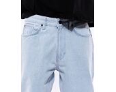 Džíny Karl Kani Small Signature Baggy Five Pocket Denim bleached blue