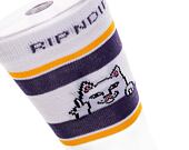 Ponožky Rip N Dip Peeking Nermal Socks Purple & Gold