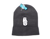 Kulich Rip N Dip Lord Nermal Waffle Knit Beanie Charcoal