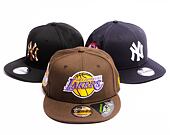 Kšiltovka New Era 9FIFTY NBA Repreve Los Angeles Lakers Walnut Brown / Purple