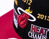 Kšiltovka Mitchell & Ness Nba Champ Is Here Snapback Miami Heat Black