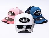 Kšiltovka Von Dutch Trucker Ottawa Corduroy White/White