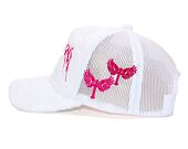 Kšiltovka Reflection Luxury Fuzzy Trucker Angel White / Pink