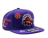 Kšiltovka Mitchell & Ness All Out Snapback Hwc NBA TORONTO RAPTORS Purple