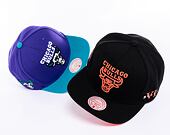 Kšiltovka Mitchell & Ness NBA Core V Snapback Chicago Bulls Purple-Teal