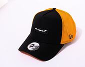 Kšiltovka New Era 9FORTY A-Frame Trucker Patch Front Trucker McLaren Black / Orange