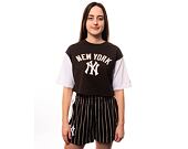 Dámské triko New Era MLB Lifestyle Crop Tee New York Yankees Brown / White