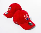 Dětská Kšiltovka New Era 9FORTY Kids National Team - Slovakia Scarlet