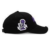 Kšiltovka New Era 9FORTY NBA Side Patch Los Angeles Lakers Black / Purple