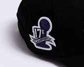 Kšiltovka New Era 9FORTY NBA Side Patch Los Angeles Lakers Black / Purple