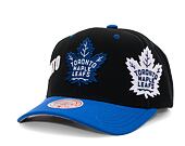 Kšiltovka Mitchell & Ness Overbite Pro Snapback Toronto Maple Leafs Black