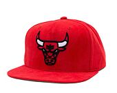 Kšiltovka Mitchell & Ness Sweet Suede Snapback Chicago Bulls Red