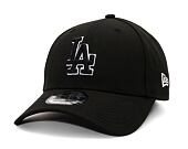Kšiltovka New Era - 9FORTY Pop Outline - LA Dodgers - Black / White