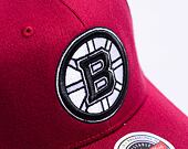 Kšiltovka Mitchell & Ness Burgundy Classic Red Boston Bruins