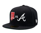 Kšiltovka New Era 59FIFTY 1991 World Series Atlanta Braves VS Minnesota Twins - Navy