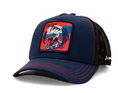 Kšiltovka Capslab Trucker - Dragon - On Fire - Midnight Blue