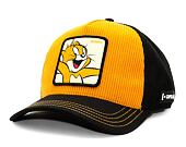 Kšiltovka Capslab Tom and Jerry Trucker - Victorious Corduroy Jerry - Yellow / Black