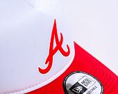 Kšiltovka New Era 9FORTY A-Frame Trucker MLB Logo Trucker Atlanta Braves - Scarlet / Navy