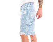 Kraťasy Karl Kani Og Heavy Distressed Wavy Print Carpenter blue