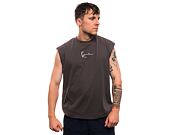 Triko bez rukávů Karl Kani Small Signature Essential Sleeveless Tee anthracite