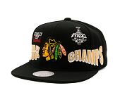 Kšiltovka Mitchell & Ness World Champs Snapback NHL Chicago Blackhawks Black