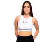 Dámské Tílko Karl Kani Small Signature Essential Racer Rib Top white
