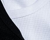 2KS - Nátělník Karl Kani Small Signature Essential Waffle Tanktop - 2 Pack - Black/White