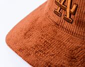 Kšiltovka New Era - 39THIRTY Cord - LA Dodgers - Brown