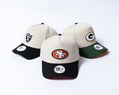 Kšiltovka New Era - 9FORTY A-Frame Cream Patch - San Francisco 49ers - Stone / Black