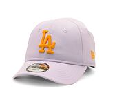 Dětská Kšiltovka New Era - 9FORTY League Essential - LA Dodgers - Pastel Purple / Orange
