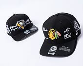 Kšiltovka Adam Wave Custom NHL Chicago Blackhawks MVP DP Black - "Stanley Cup"
