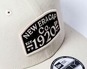 Kšiltovka New Era - 9FIFTY Trucker Pre-Curved Branded Patch - Stone