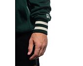 Mikina New Era - Rib Infill Oversized Hoody - Oakland Athletics - Dark Green / Cream