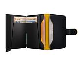 Peněženka Secrid - Miniwallet - Matte - Black & Ochre