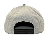 Kšiltovka Brixton Alpha Square MP Snapback Heather Grey / Black
