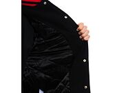 Bunda New Era - Patch Varsity Jacket - Chicago Bulls - Black / Red