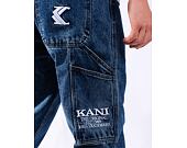 Džíny Karl Kani Retro Tapered Workwear Denim vintage indigo