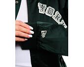 Dámská bunda New Era - Back Print Bomber - NY Yankees - Dark Green / Off White
