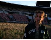 Dámská bunda New Era - Back Print Bomber - NY Yankees - Dark Green / Off White