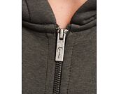 Mikina Karl Kani Small Signature Tribal OS Full Zip Hoodie anthracite
