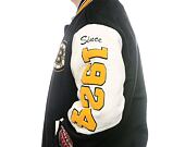 Bunda Mitchell & Ness - Team History Varsity Jacket Current Logo - Boston Bruins - Black