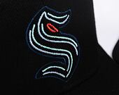 Kšiltovka Mitchell & Ness - Neon Logo Pro Snapback - Seattle Kraken - Black