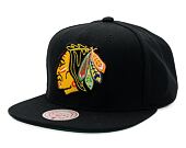 Kšiltovka Mitchell & Ness - Conference Patch Snapback Vntg - Chicago Blackhawks - Black