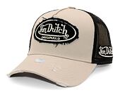 Kšiltovka Von Dutch - Trucker Kalmar - Cot Twill - Grey/ Black