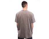 Triko Brandit Acid Washed Heavy Oversized Tee Asphalt