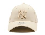 Dámská Kšiltovka New Era - MLB Tonal 9FORTY - NY Yankees - Cream