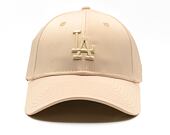 Dámská Kšiltovka New Era - MLB Satin 9FORTY - LA Dodgers - Stone