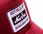 Kšiltovka New Era - Buffalo Patch Cord 9FORTY Trucker - Burgundy