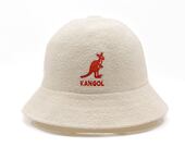 Klobouk Kangol - Big Logo Casual - White